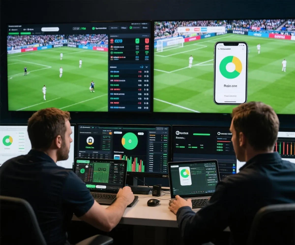 体育资讯与移动端服务协同展示