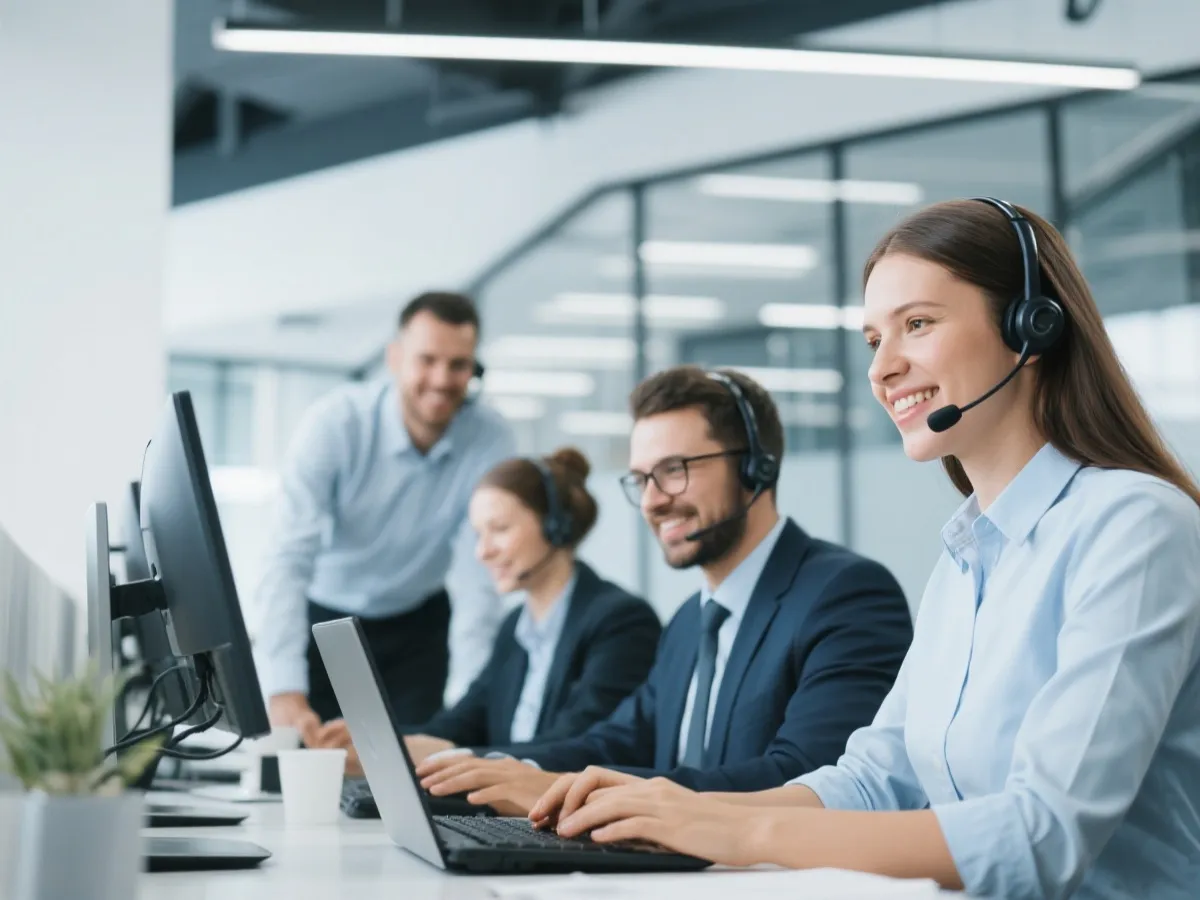 客服支持团队形象